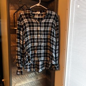 Pull over flannel